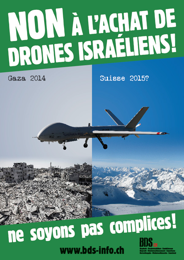 NON à l'achat de drones israéliens